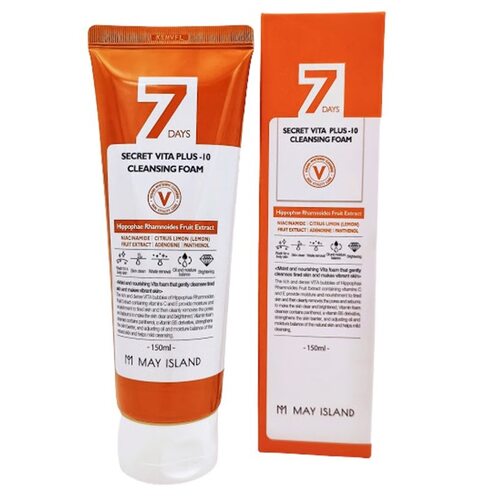 May Island 7 Days Secret Vita Plus-10 Cleansing Foam