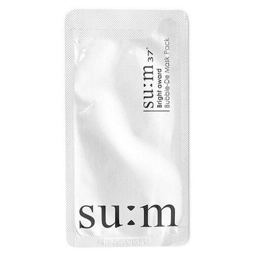 Su:m 37 Bright Award Bubble De Mask Pack