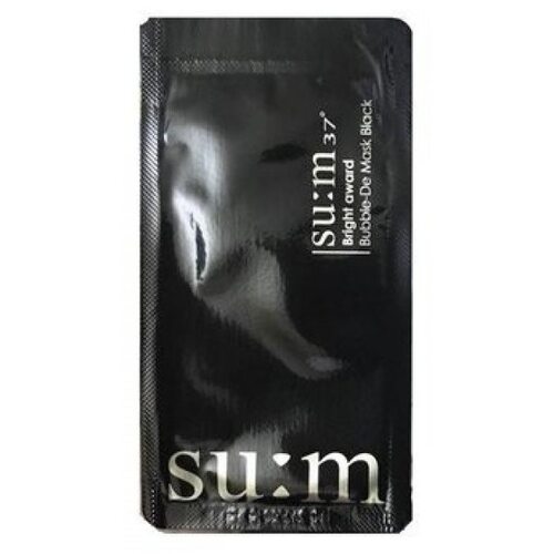 Su:m 37 Bright Award Bubble De Mask Pack Black