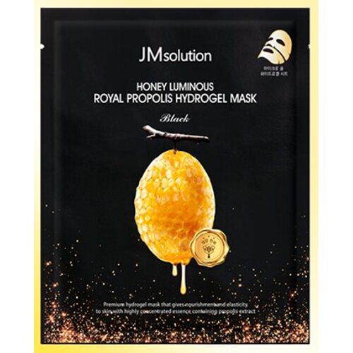 JM Solution Honey Luminous Royal Propolis Hydrogel Mask Black