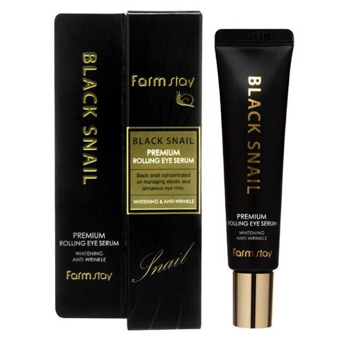 Farmstay Black Snail Premium Rolling Eye Serum