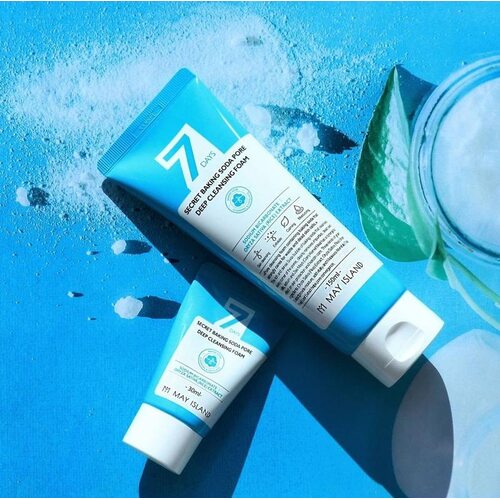 May Island 7days Secret Baking Soda Pore Deep Cleansing Foam