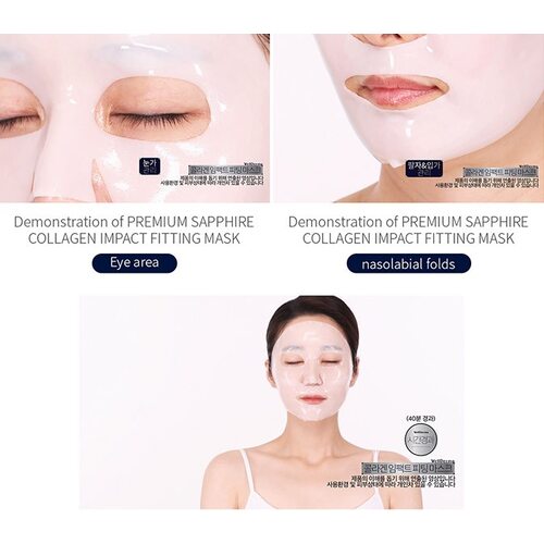Wellderma Premium Sapphire Collagen Impact Fitting Mask