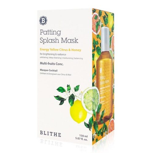 Blithe Patting Splash Mask Energy Yellow Citrus & Honey