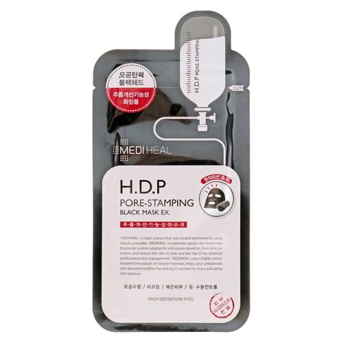 MediHeal H.D.P Pore Stamping Black Mask