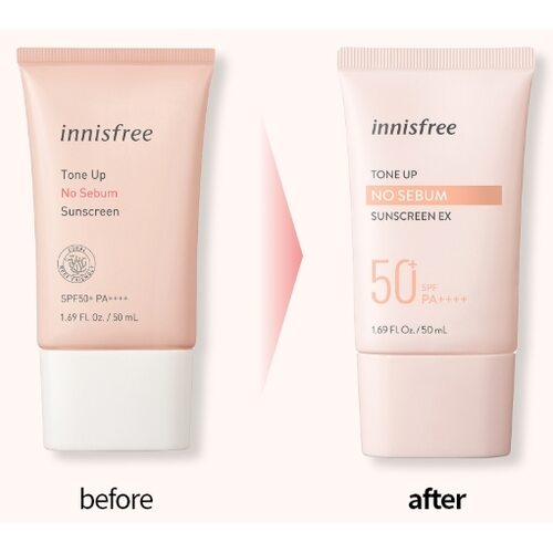 Innisfree Tone Up No Sebum Sunscreen EX