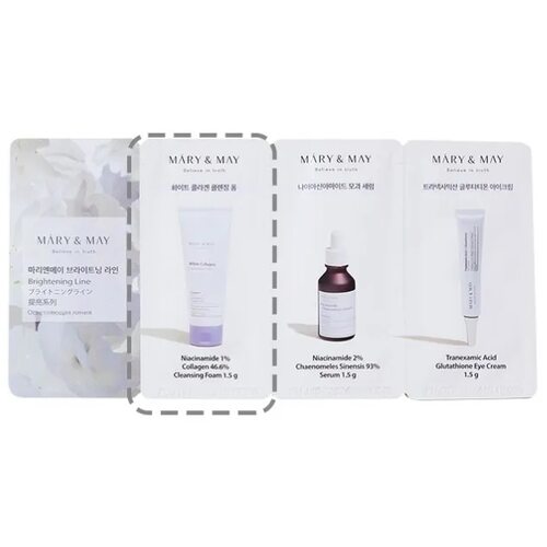 Mary&May Brightening Line 3-Step Sachet Starter Kit