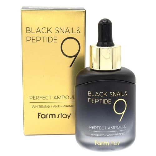 Farmstay Black Snail & Peptide 9 Perfect Ampoule