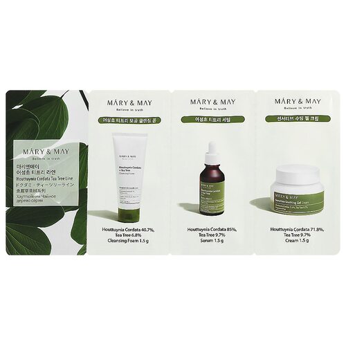 Mary&May Houttuymia Cordata Tea Tree Line Sachet