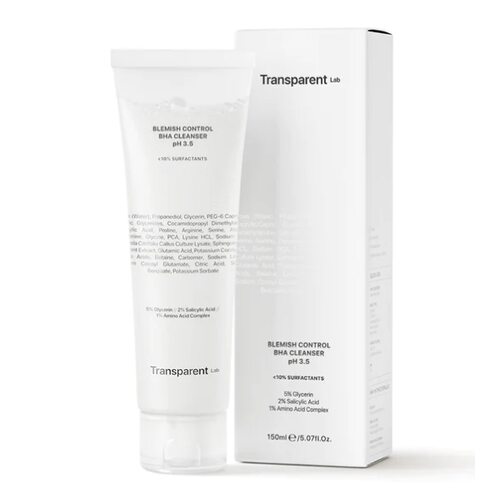 Transparent Lab Blemish Control BHA Cleanser 