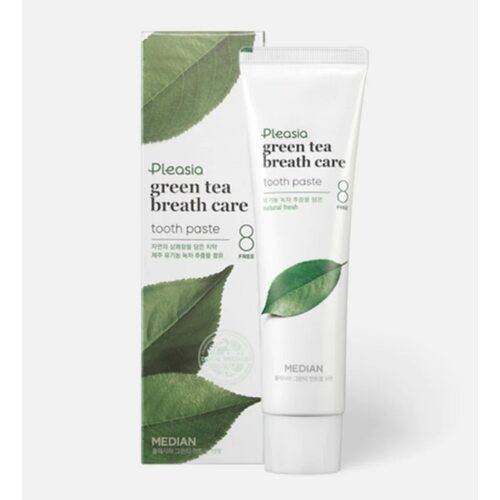 Median Pleasia Green Tea Breath Care Toothpaste