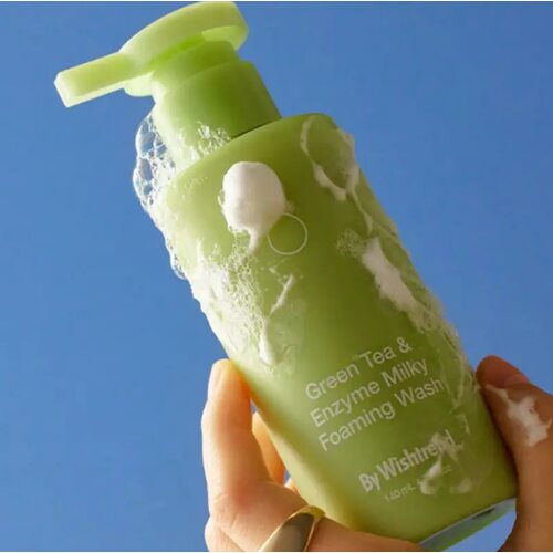 By Wishtrend Green Tea&Enzyme Milky Foaming Wash