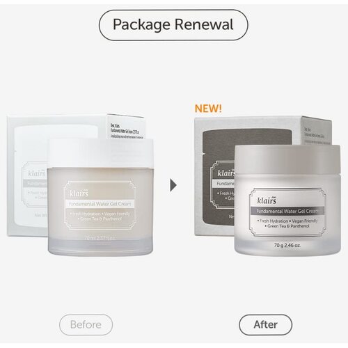 Dear, Klairs Fundamental Water Gel Cream