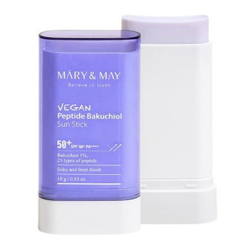 Mary&May Vegan Peptide Bakuchiol Sun Stick SPF 50+ PA++++