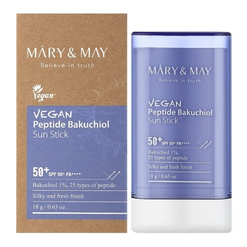 Mary&May Vegan Peptide Bakuchiol Sun Stick SPF 50+ PA++++