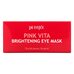 Petitfee Pink Vita Brightening Eye Mask