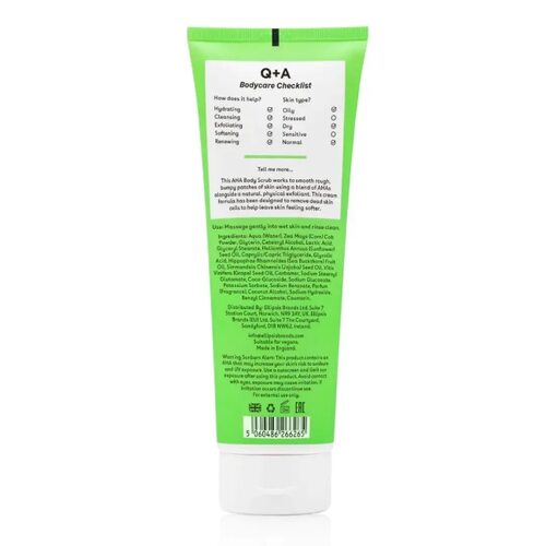 Q+A AHA Exfoliator Body Scrub