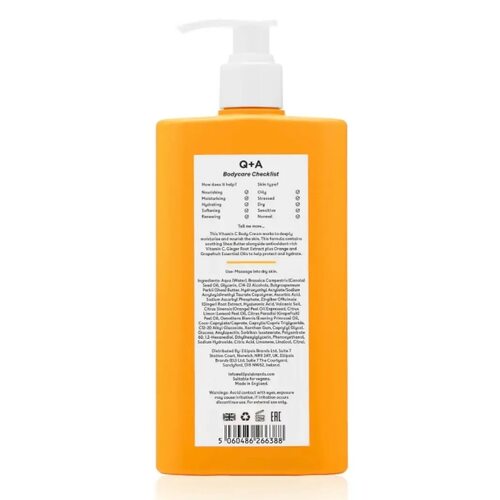 Q+A Vitamin C Body Cream