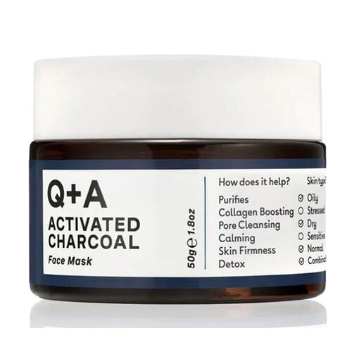 Q+A Activated Charcoal Face Mask