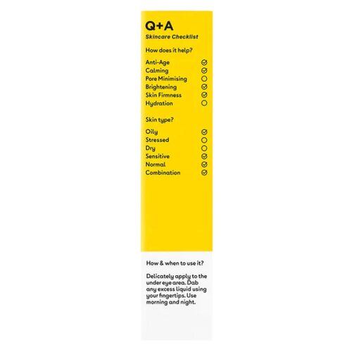 Q+A Caffeine Eye Serum