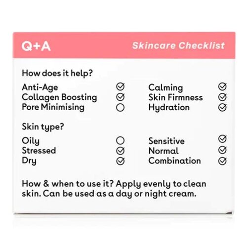 Q+A Collagen Face Cream