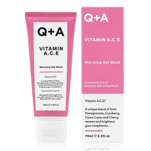Q+A Vitamin A.C.E. Warming Gel Mask