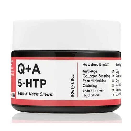 Q+A 5-HTP Face & Neck Cream
