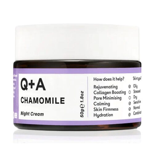 Q+A Chamomile Calming Night Cream