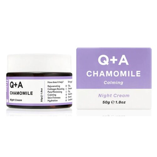 Q+A Chamomile Calming Night Cream