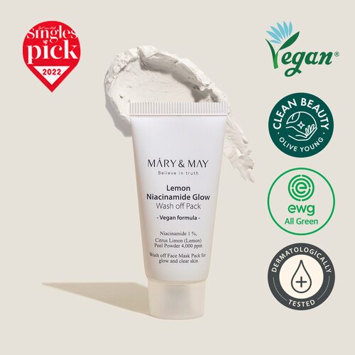 Mary&May Lemon Niacinamide Glow Wash Off Pack