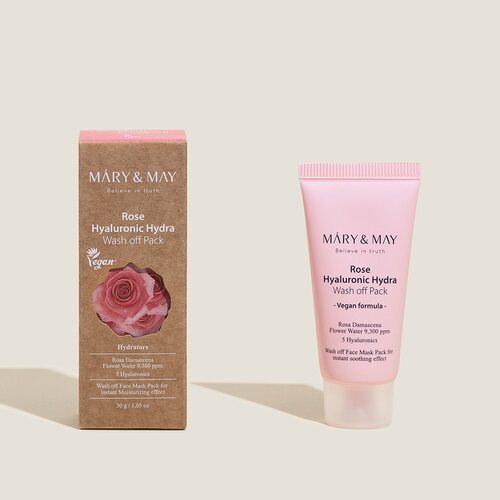 Mary&May Rose Hyaluronic Hydra Wash Off Pack