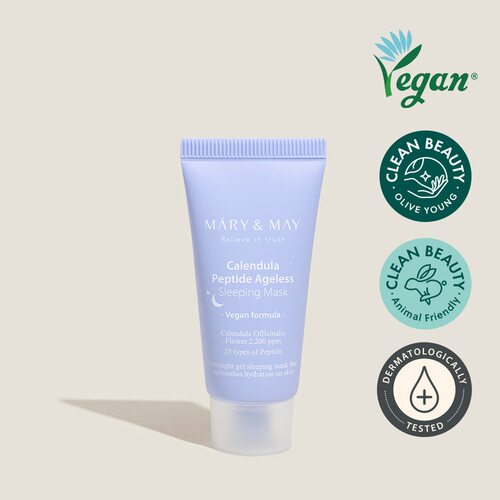 Mary&May Calendula Peptide Ageless Sleeping Mask