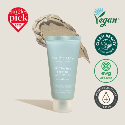 Mary&May Cica Teatree Soothing Wash Off Pack