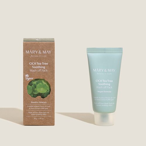 Mary&May Cica Teatree Soothing Wash Off Pack