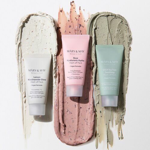 Mary&May Rose Hyaluronic Hydra Wash Off Pack