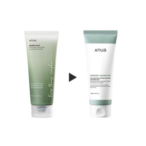 Anua Heartleaf Succinic Moisture Cleansing Foam