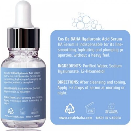 Cos De BAHA H Hyaluronic Acid 1% Serum
