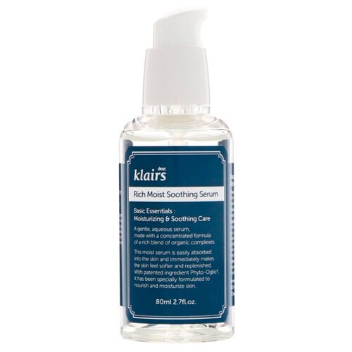 Dear, Klairs Rich Moist Soothing Serum
