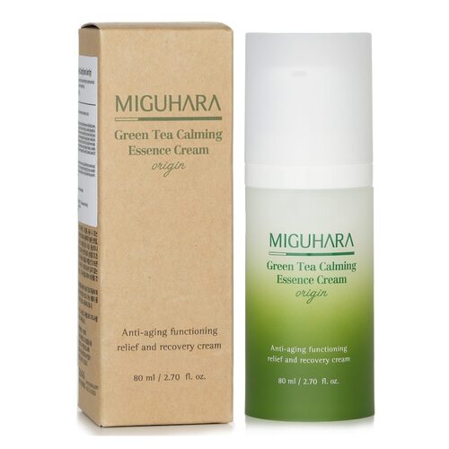Miguhara Green Tea Calming Essence Cream Origin