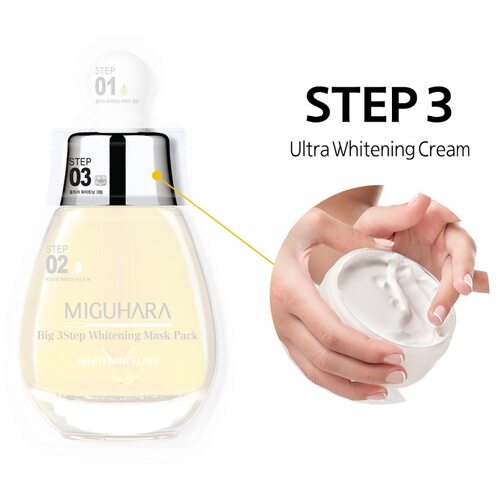 Miguhara Big 3step Whitening Mask Pack