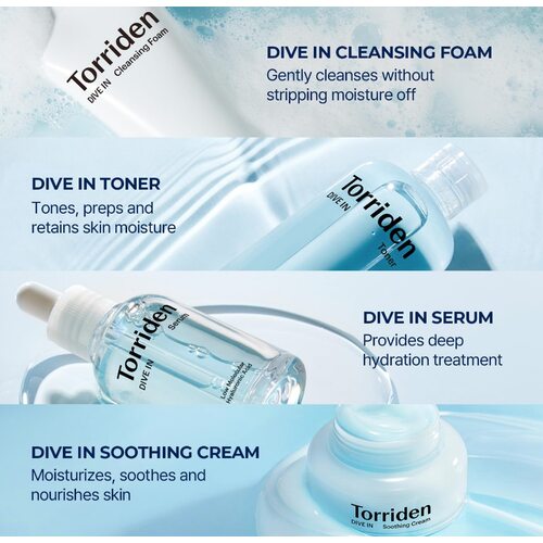 Torriden Dive-In Skin Care Trial Kit
