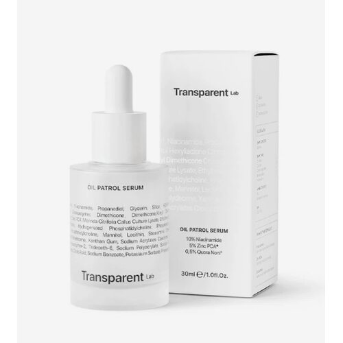 Transparent Lab Oil Patrol Serum
