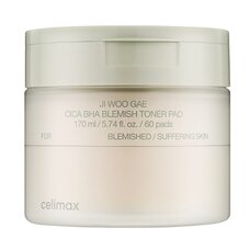 Celimax Ji Woo Gae Cica Bha Blemish Toner Pad (60pads)