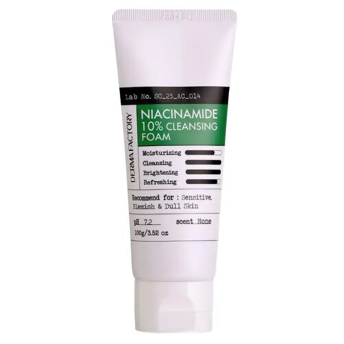 Derma Factory Niacinamide 10% Cleansing Foam