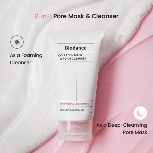 Biodance Collagen Mask To Foam Cleanser
