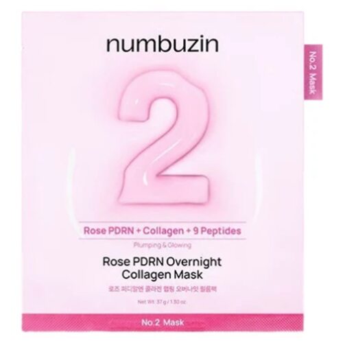 Numbuzin No.2 Rose Pdrn Overnight Collagen Mask