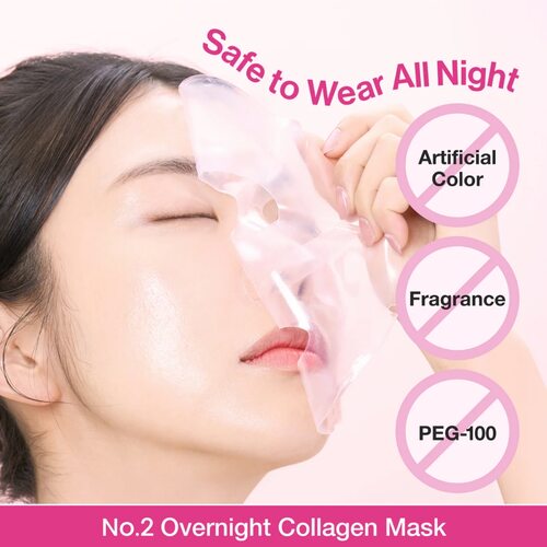 Numbuzin No.2 Rose Pdrn Overnight Collagen Mask