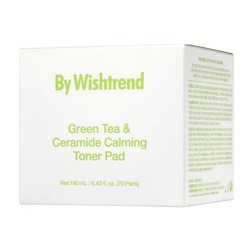 By Wishtrend Green Tea Ceramide Calming Toner Pad
