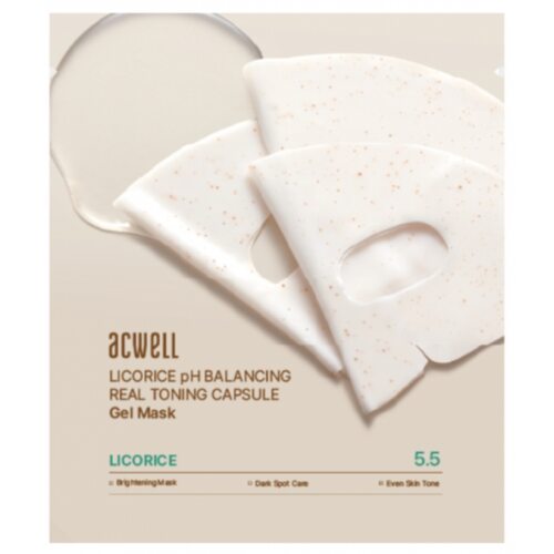 Acwell Licorice Ph Balancing Real Toning Capsule Mask Sheet