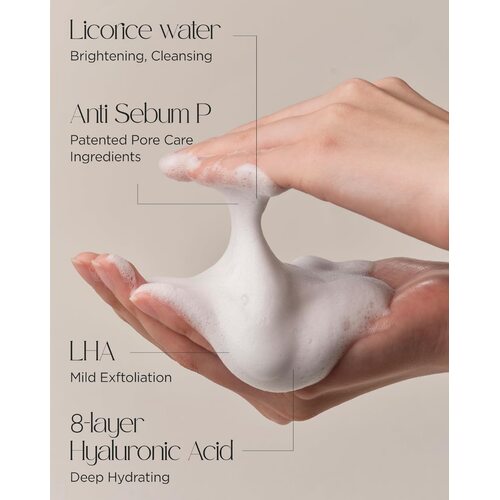 Acwell Licorice Ph Balancing Pore Cleansing Gel Foam